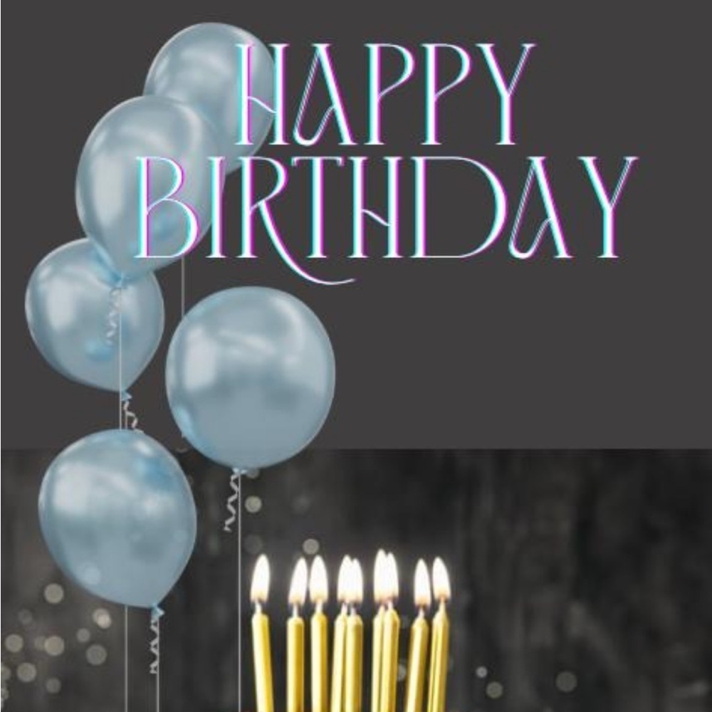 Happy bday!

 🎉🎉🎉🥳